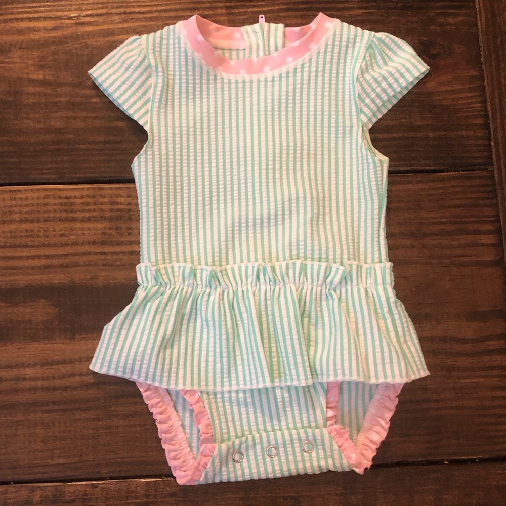 Ruffle Butts bathing suit 6-12 months